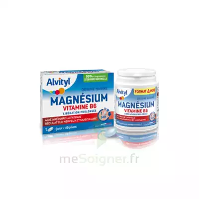 Alvityl Magnésium Vitamine B6 Libération Prolongée Comprimés Lp B/45 à VENTABREN